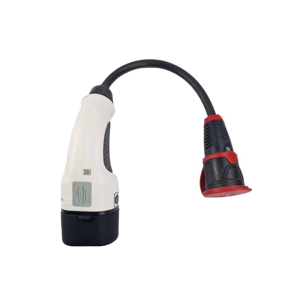 CABO DESCARGA V2G TYPE 2 (CAR SIDE) – SCHUKO 16A – (3.7KW) C/ CABO 60CM