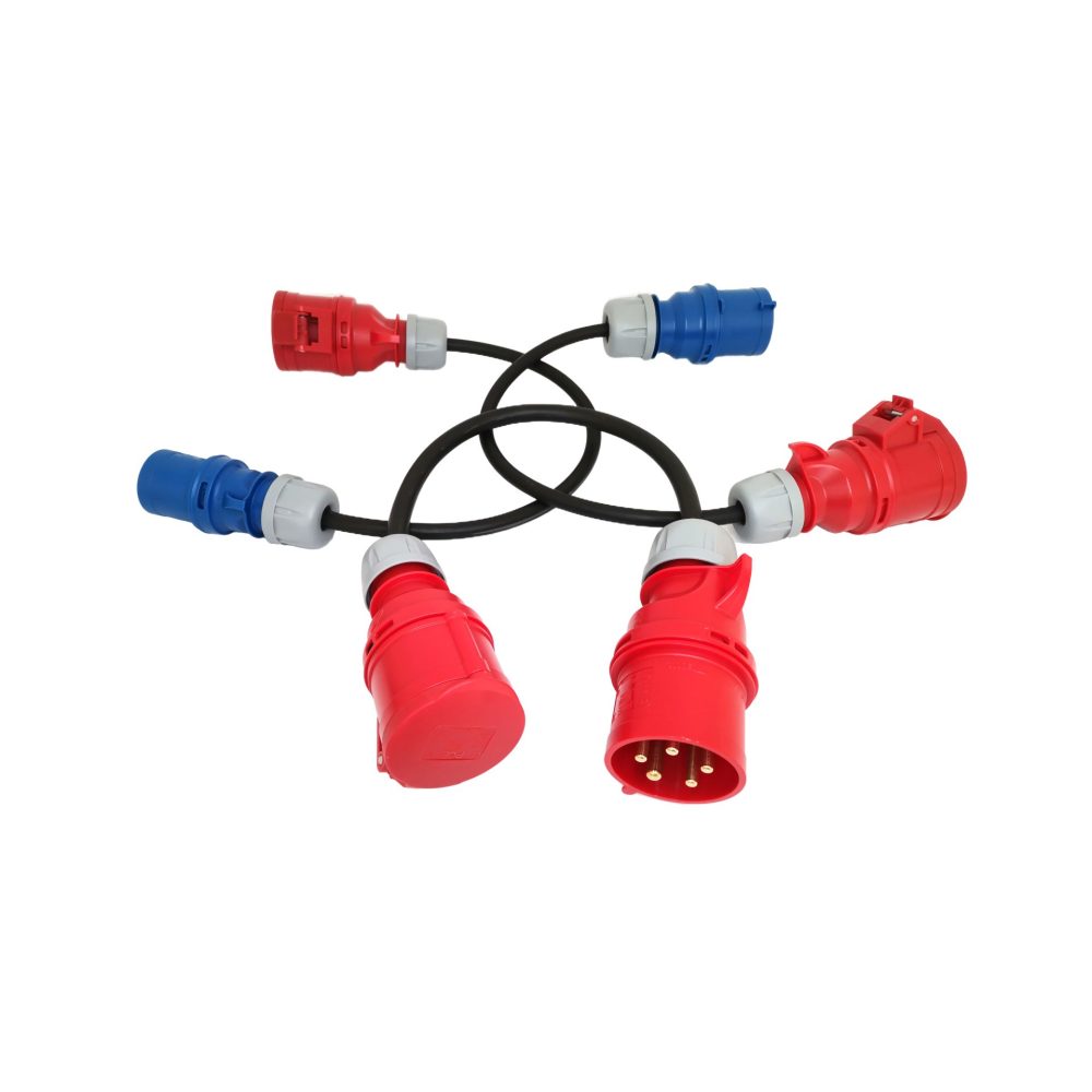 CONJUNTO ADAPTADORES 16A TRIFÁSICO - (11KW)