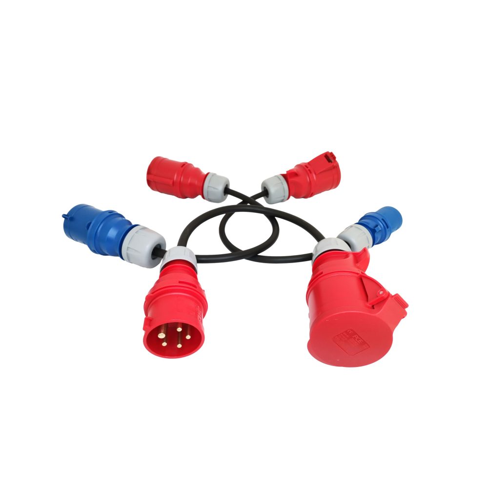 CONJUNTO ADAPTADORES 32A TRIFÁSICO - (22KW)